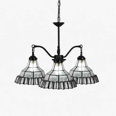 Vintage Stained Glass Pendant Light 1